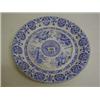 Image 1 : A Spode blue and white plate, transfer-printe