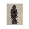 Image 1 : A carved hardwood Chinese figure, modelled as