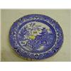 Image 1 : A Burleigh Ware blue and white Willow pattern
