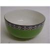 Image 1 : A Cetem Ware fruit bowl, with a green exterio