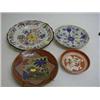 Image 1 : A Delft blue and white plate, with floral dec