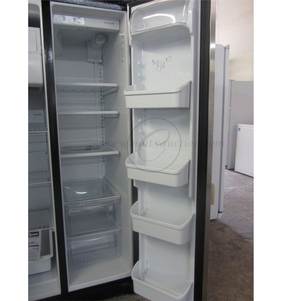 Frigidaire 23 Cubic Foot SidebySide Refrigerator SCRATCH AND DENT SEE