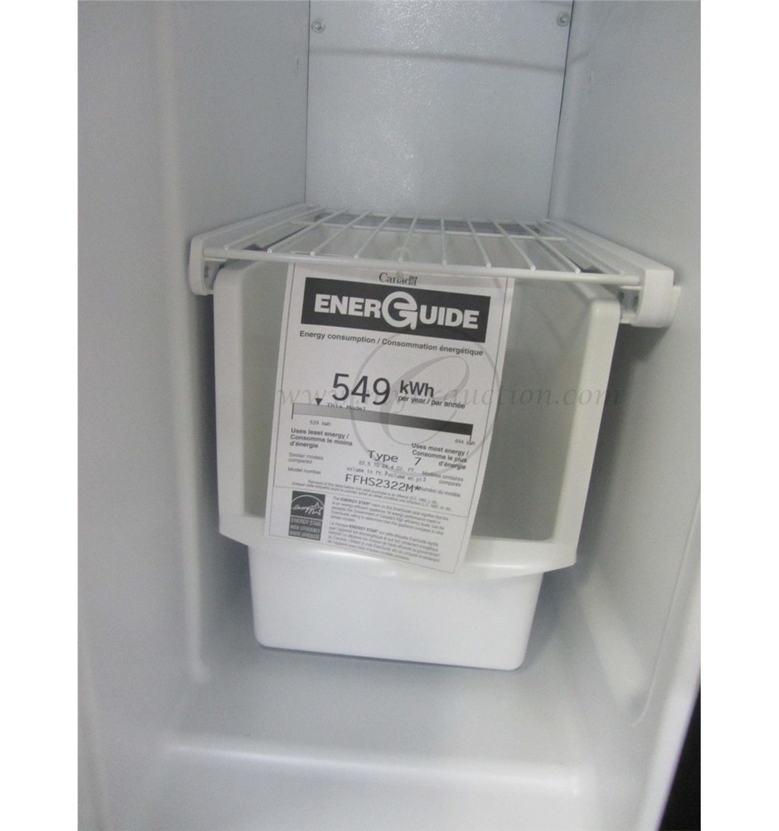 Frigidaire 23 Cubic Foot SidebySide Refrigerator SCRATCH AND DENT SEE