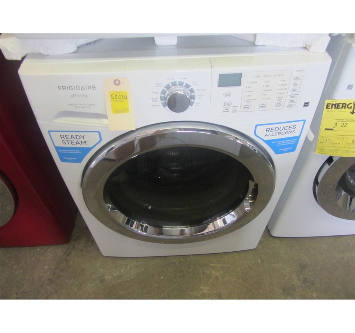 Frigidaire 27" FrontLoad Washer 3.81 Cubic Foot Capacity