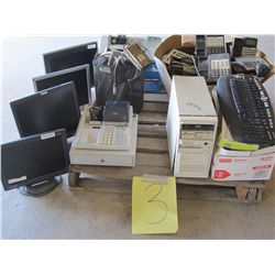 COMPUTER MONITORS, TOWERS & KEYBOARDS