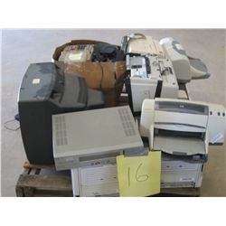 PRINTERS, MONITORS & VCR