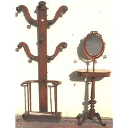 Victorian mahogany tree hallstand