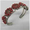 Image 1 : Zuni Sterling Coral Bracelet