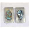 Image 1 : Two Turquoise Money Clips