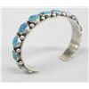 Image 1 : Navajo Silver Turquoise Bracelet