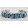 Image 2 : Navajo Silver Turquoise Bracelet