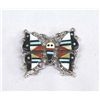 Image 1 : Zuni Sterling Butterfly Pin Pendant - Cellecion
