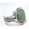 Image 2 : Navajo Sterling Turquoise Bracelet - Vandever