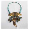 Image 1 : Original Kills Thunder Copper Turquoise Necklace