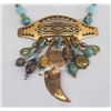 Image 2 : Original Kills Thunder Copper Turquoise Necklace