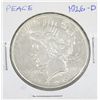Image 1 : 1926-D Morgan Peace Silver Dollar