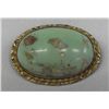 Image 1 : Antique Estate Turquoise Brooch