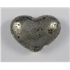 Image 1 : 1540 Ct Hand-Carved Pyrite Heart Fools Gold