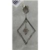 Image 3 : 1.21 Carat All Diamond Cluster Pendant
