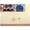 Image 3 : Elgi D Signed Judaic Art Print Davids Harp Framed