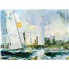 Image 2 : Chicago Boats on Lake Printer Proof Art Print