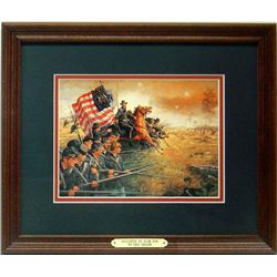 Dale Gallon Encounter of Plum Rum Framed Print