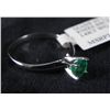 Image 2 : .55 Carat Emerald Solitaire Cut Ring