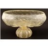 Image 1 : Cellini Large Art Glass Vase Vessel Clear, Gold-Donghia
