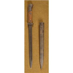 WWII Czech Mauser Bayonet & Scabbard