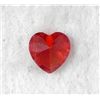Image 2 : 6.5 ct Natural Gemstone, Heart Shaped Red