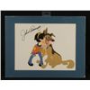 Image 1 : All Dogs Go Heaven Signed Promotional Cel John Pomeroy