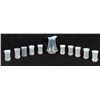 Image 1 : Fenton Glass 11 Pc Blue Ridge Pitcher Set, Glasses 80th