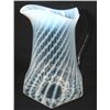 Image 2 : Fenton Glass 11 Pc Blue Ridge Pitcher Set, Glasses 80th