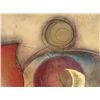 Image 2 : Large Abstract Art Print EWG Gold Foil on Board/ Frame
