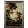 Image 1 : MWF1324 Italianate Landscape signed lower right ~Salva