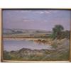 Image 1 : L'Aubiniere- oil on canvas of pastoral scene