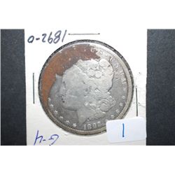 1892-O Silver Morgan $1; G4; EST. $30-40