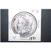 Image 1 : 1891 Silver Morgan $1; F12; EST. $30-40
