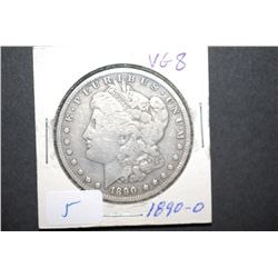 1890-O Silver Morgan $1; VG8; EST. $30-40