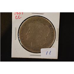 1889-CC Silver Morgan $1; EST. $900-2000