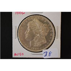 1886 Silver Morgan $1; AU50; EST. $30-50