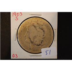 1903-S Silver Morgan $1; G3; EST. $70-150