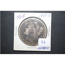 1897-O Silver Morgan $1; VG8; EST. $30-40