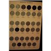 Image 1 : Buffalo Nickel Coin Folder; 1913 V1 thru 1938-D; Incomplete; Lot of 59; EST. $125-200