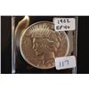 Image 1 : 1922 Peace $1; EF40; EST. $30-40