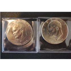 1976 & 1976-D Eisenhower $1 Coin; Lot of 2; EST. $5-10