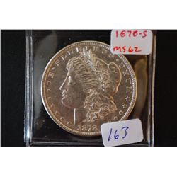 1878-S Silver Morgan $1; MS62; EST. $40-100