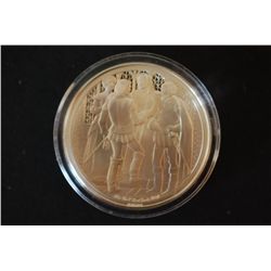 Shakespeare Tragedy Sterling Round; All's Well That Ends Well; .925 Silver .530 Oz.; EST. $20-30