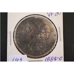 1884-O Silver Morgan $1; VF20; EST. $30-40