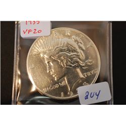 1935 Peace $1; VF20; EST. $40-60